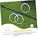 LIOOBO 3pcs Golf Putting Green Hole Cup Rings Thickened Plastic Golf Practice Tool for Improved Hole Visibility and Stability for Use Random Color