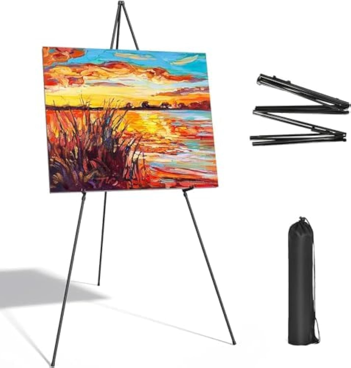 Easel Stand For Painting Stand Display Stand -160CM Foldable Easel Stand For Painting| Canvas Stand| Canvas Stand| Portable Art Stand| Tripod Stand