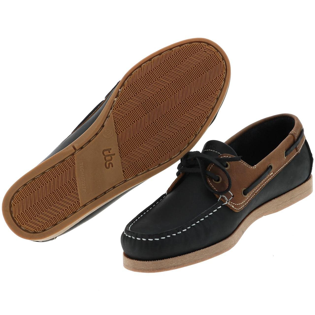 TBS Phenis, Chaussures Bateau Homme, Bleu (Marine + Tan E8c32), 42 EU (8)