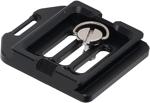 Placa de liberación rápida para cámara con rosca de tornillo de 14 pulgadas, adaptador de montaje de placa de liberación rápida para cabezal de