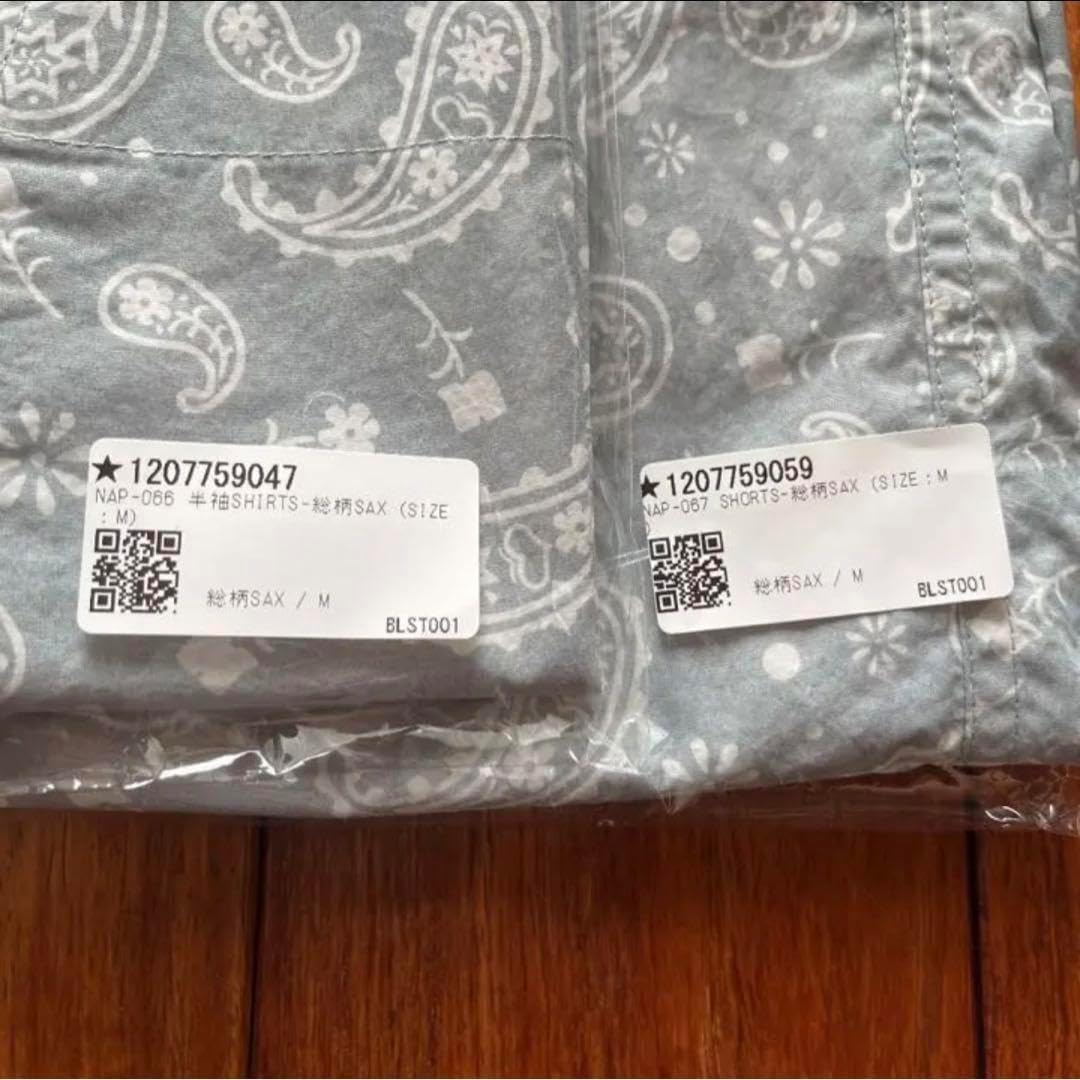 naptime. ナップタイム 総柄SAX 上下セット naptime. ナップタイム 総