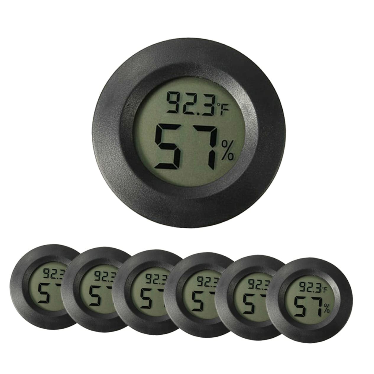 BESPORTBLE 21pezzi Igrometro Digitale Mini per Rettili Termometro e Misuratore di umidità per Terrario da Display e Compatto per Ambienti Domestici e Allevamenti di Animali