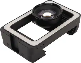 Lente macro para telefone de 100 mm, lente macro de fotografia macro universal 4K HD 10X com luz de preenchimento de LED para fotografia de perto, acessório de lente macro de celular