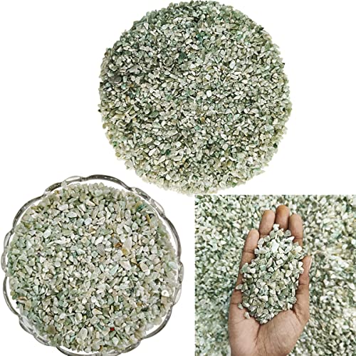 Image of Reiki Healing Green Aventurine Crystal Chips for Vastu 500 Gm | Gemstone Chips for Home Decor Items | Colorful Chips for Resin Art Flower Vase Aquarium Fish Tank Garden