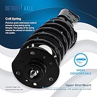 Vista 223 de Detroit Axle - Kit de suspensión delantera de 10 piezas para Chevy Aveo Aveo5 Pontiac G3 Wave 2 Ready Struts Assembly 2 Enlaces de barra