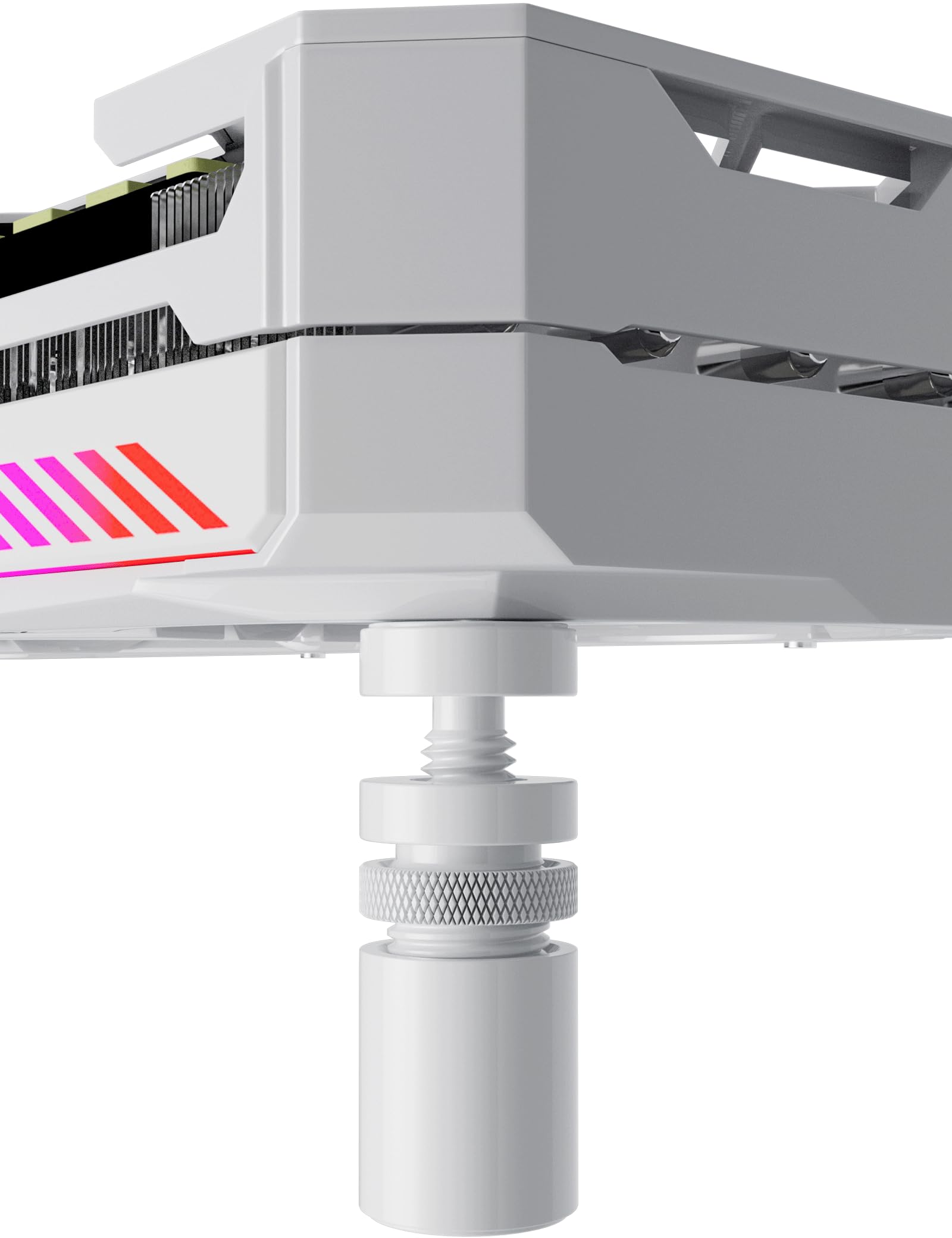 upHere GPU Support Bracket,Graphics Card GPU Support, Video Card Sag Holder Bracket, GPU Stand,White,S(26mm-50mm)