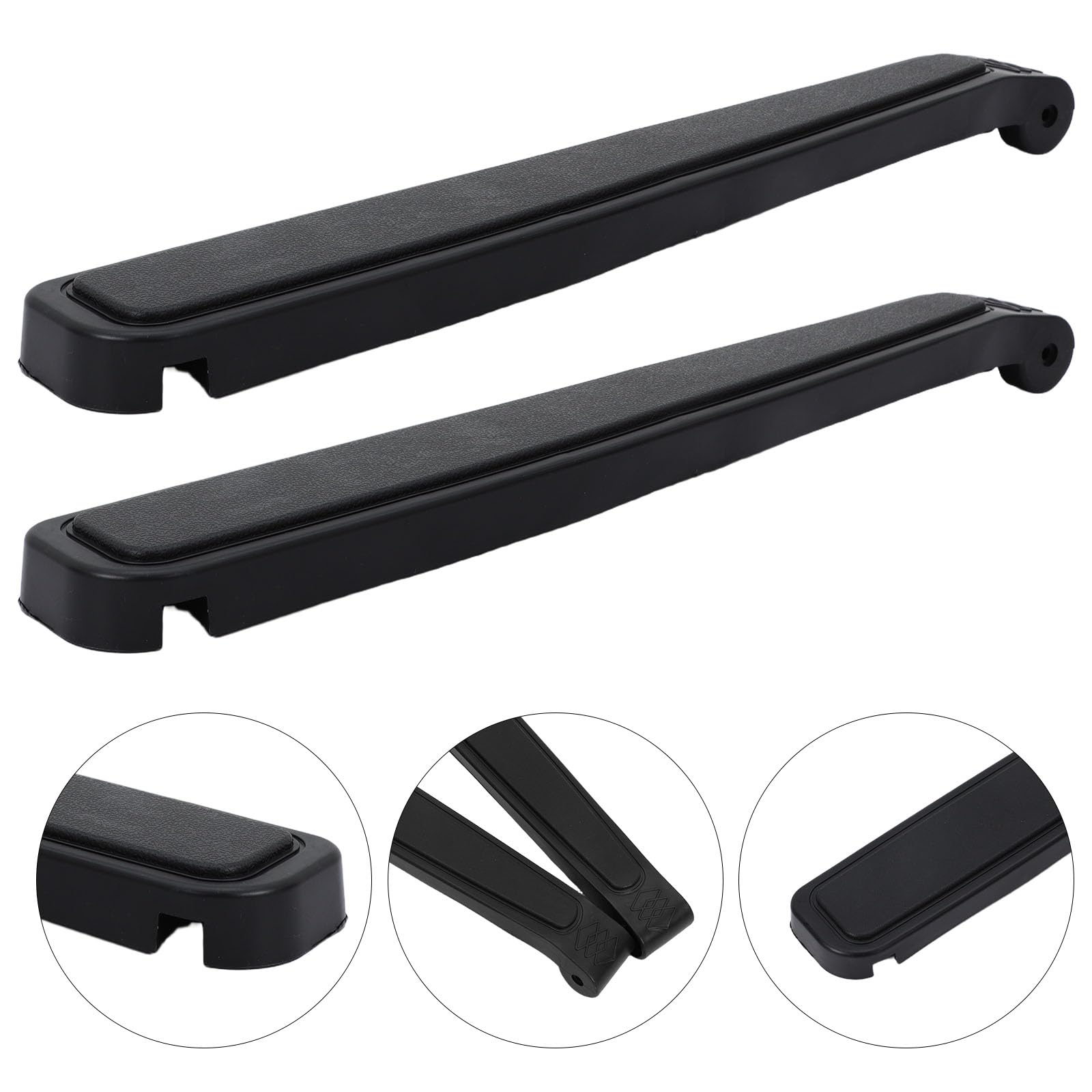 Apoyabrazos Acolchados para Silla de Playa Plegable 1 Par Tornillos Almohadilla Cómoda y Resistente para Repozos de Exterior y Oficina Reemplazo Aadjustable para