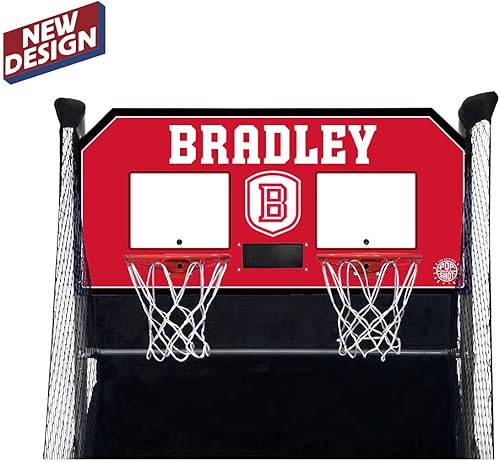 Miniatura 2 de Pop-A-Shot - Inicio Dual Shot con Bradley Braves NCAA Gráficos l Sensor de puntuación l 16 modos de juego l 7 bolas l Almacenamiento plegable l para
