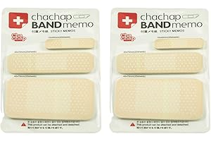 Wrapables Band Aid Sticky Notes, Pack of 2
