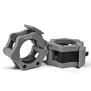 BullrocK Olympic Bar Collar Plastic Rod Locks 2 inch Barbell Combo Clip Pair for 50 mm/ 2