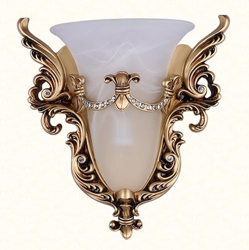 Miniatura 7 de Aplique de pared de vidrio único, lámpara de pared de vidrio vintage, estilo alas de ángel, lámpara de pared moderna de mediados de siglo, aplique