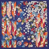 Furoshiki Wrapping Cloth Navy Arrows Motif Japanese Fabric 50cm