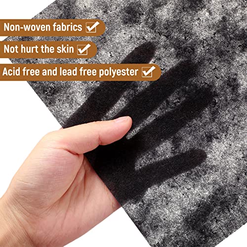 2 Rolls 50 Yard Tear Away Stabilizer For Embroidery Machine 11.4'' Cut Away Stabilizer Black White For Machine Embroidery, Hand Sewing, Hoops Quilting, Weight 2.1 Oz #TOP3