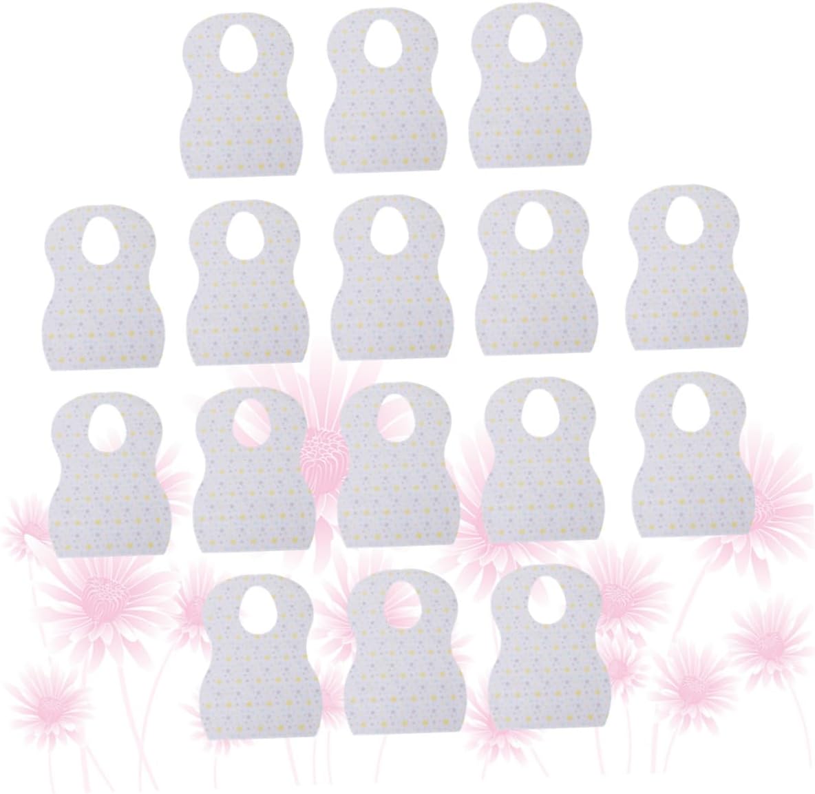 Portable Bib Disposable Feeding Apron for Newborns, Waterproof Saliva Towel, Leakproof Lunch Bib 20pcs, Suitable for Travel and Mealtime Use Random Style
