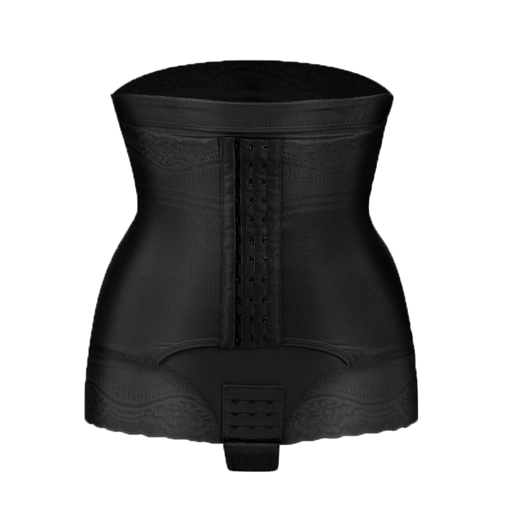Mutandine Modellanti per la Pancia da Donna, a Vita Alta, Contenitive, Push-up, Senza Cuciture, Modellanti, Solleva Glutei (Nero L)