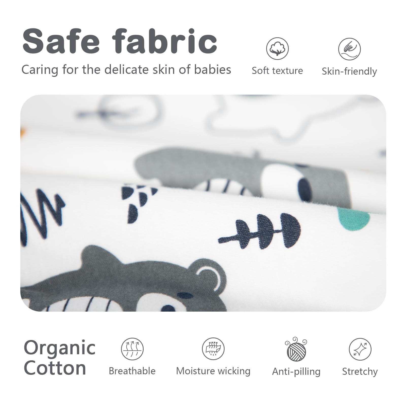 MIKAFEN Babywinterslaapzak, kinderslaapzak, 3,5 TOG, slaapzak