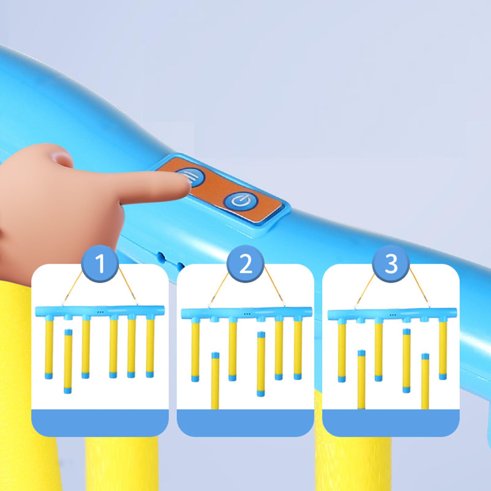 OYUCDAGQ Jeu De Défi Réflexe, Jeu De Bâtons Qui Tombent, Jouet De Jeu D' Entraînement De Réaction De Bâtons De Chute, Jouet D'entraînement De Réaction De Coordination œil-Main Pour Enfants Et Adultes