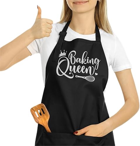 SANDJEST Delantales para hombre con bolsillos, delantal divertido para hombres, delantales de cocina para barbacoa, cocina, para cumpleaños,