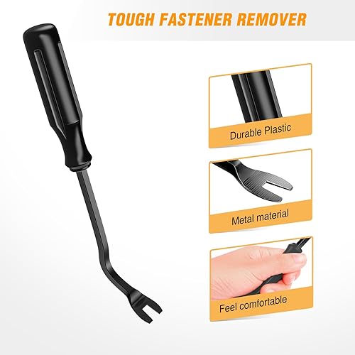 Miniatura 4 de GOOACC Kit de herramientas de extracción de moldura automática de 6 piezas, kit de herramientas antiarañazos para panel de tablero de audio de Negro