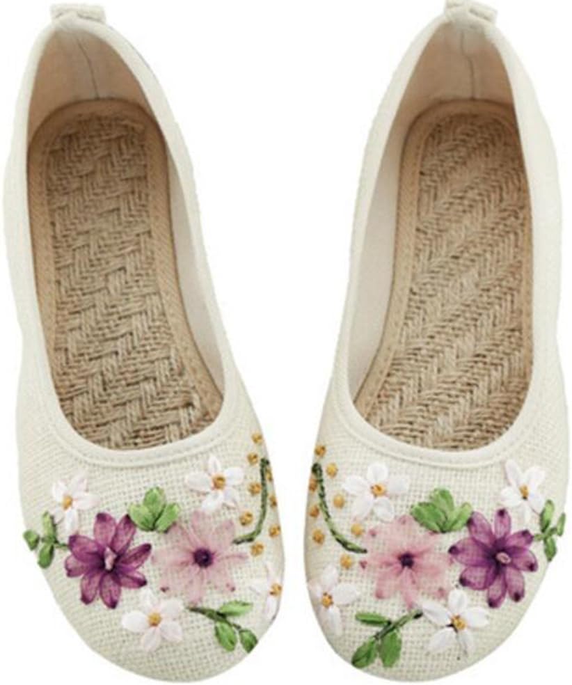 COVOYYAR Women's Ballet Flats - Embroidered Comfort