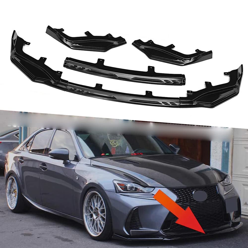 Buy Car Front Bumper Splitter Lip Spoiler Body Kit Bumper Accessories