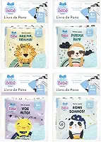 Combo Livro de Pano Hora do Soninho - 4 Títulos