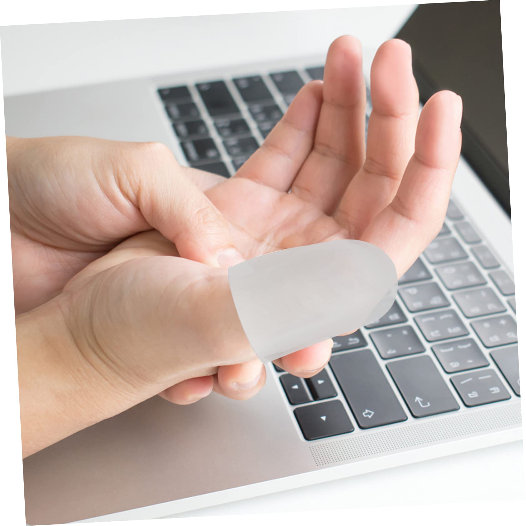 Ipetboom Durable Finger Sleeves 20pcs Silicone Finger Protectors Heatproof Non-Slip Multi-use for Cooking Work