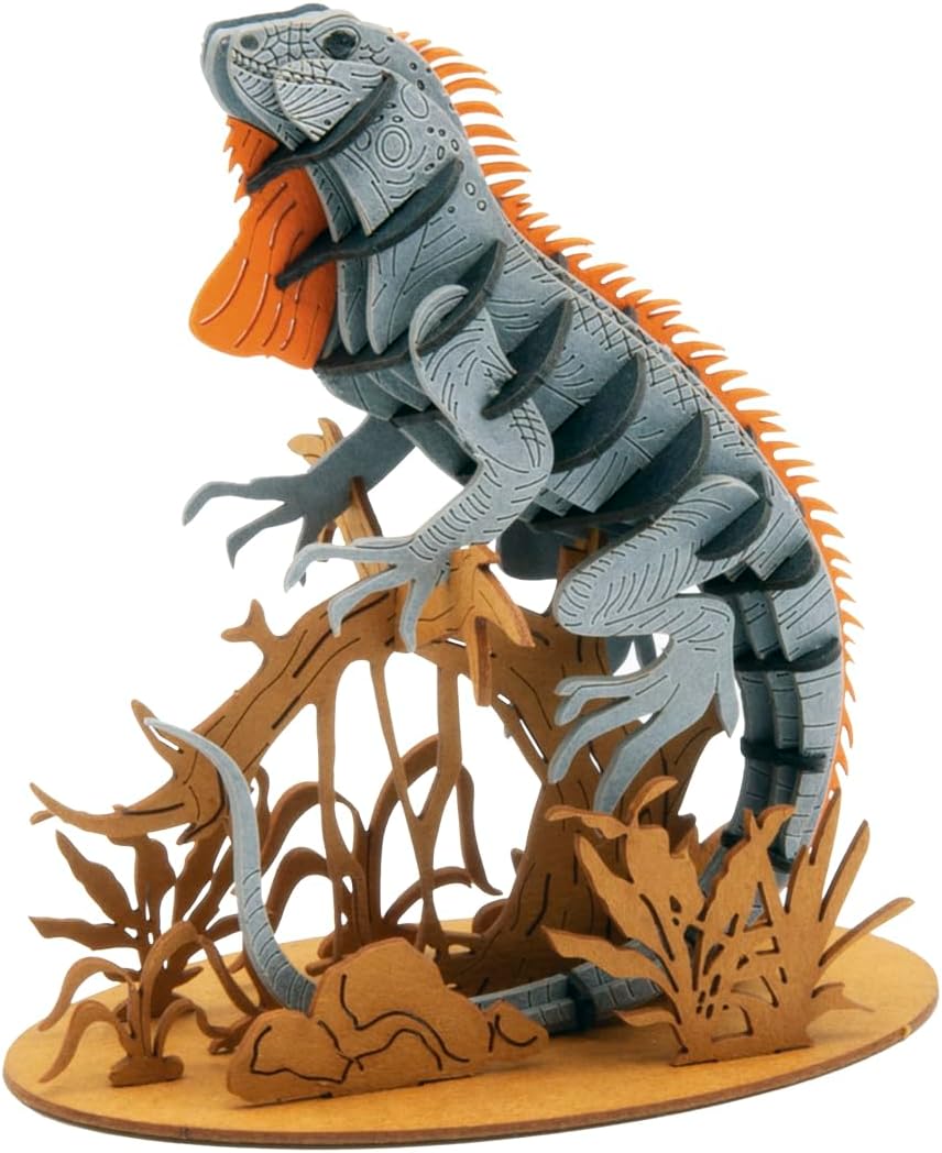 Fridolin 11744 3D Paper Model Kit - Lizard