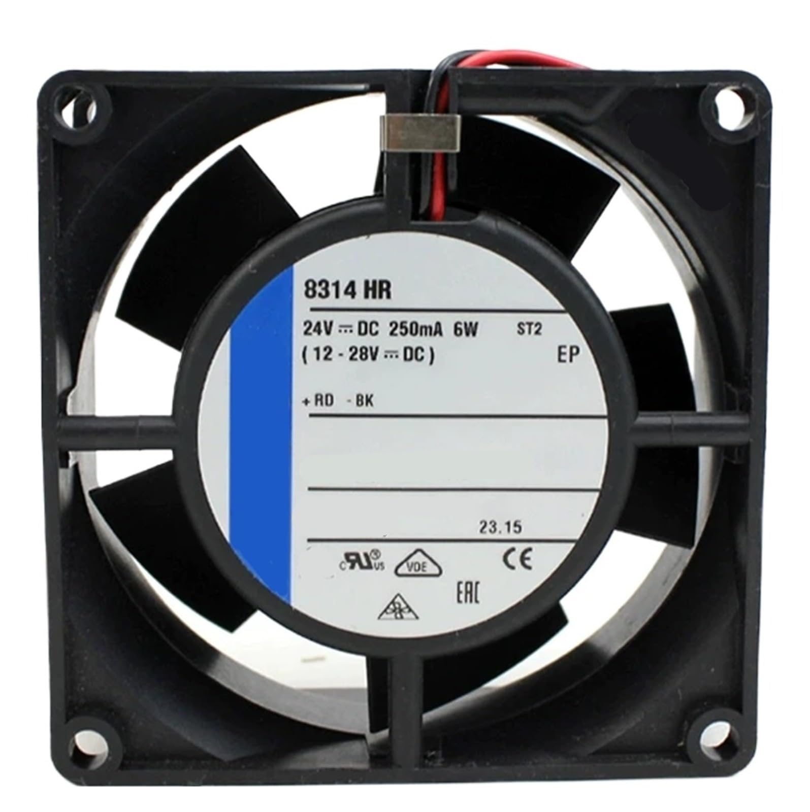LZIKKGKI Cooling Fan 8314HR DC 24V 250mA 6W 8CM 8032 80X80X32MM 5000RPM 2-Wire