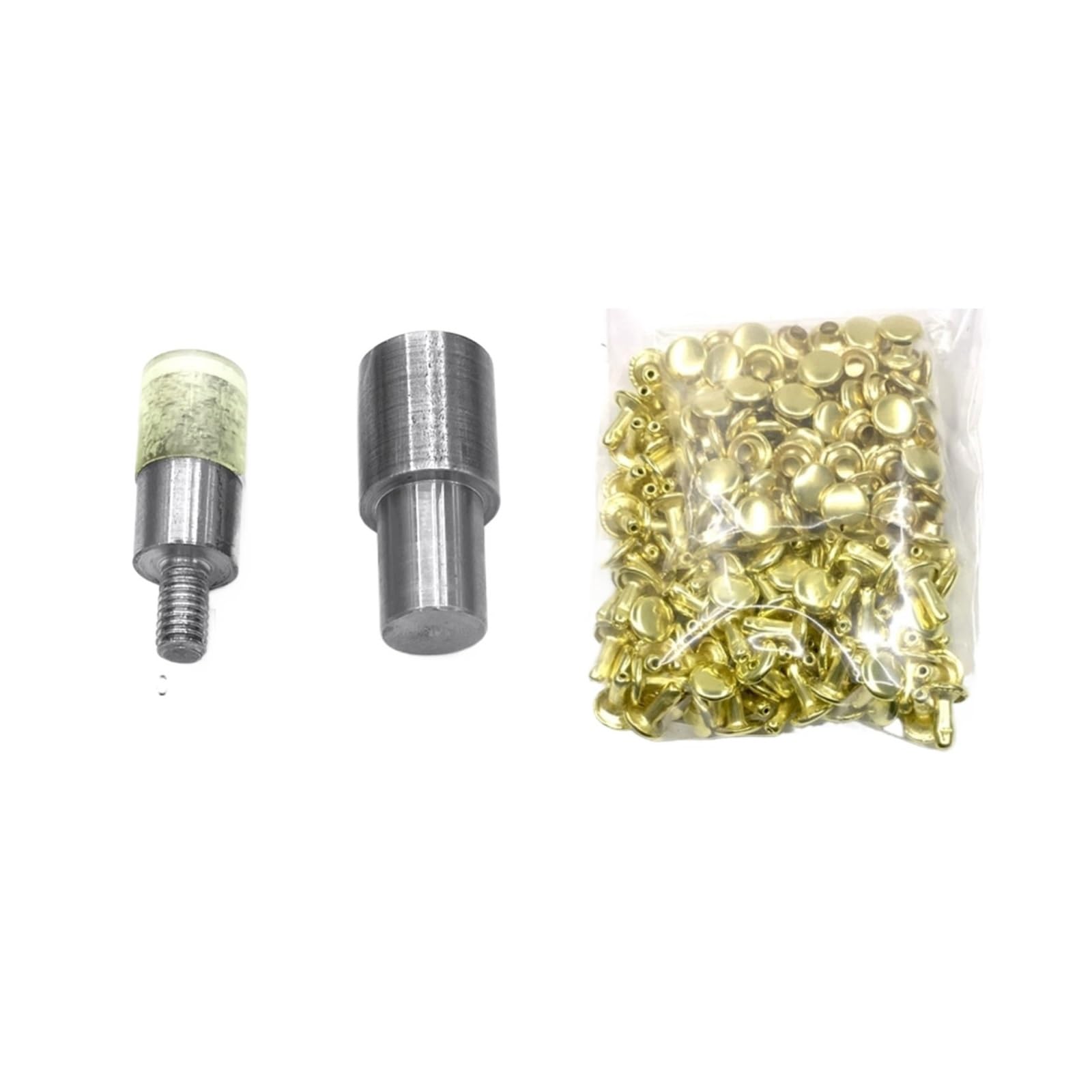 Snap Fasteners Botón Die Herramientas de instalación remaches doble cara | Máquina de botones, molde especial (12 mm), troquel for máquina de cierre a presión(100 sets and molds-02,15 mm)