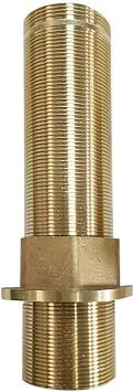 gotonovo Faucet Fittings Nipple Locknut Kit Extension Threaded Pipe Longer Mounting Shank Single Hole 5.9inch