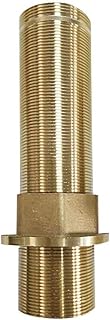 gotonovo Faucet Fittings Nipple Locknut Kit Extension Threaded Pipe Longer Mounting Shank Single Hole 4.7inch