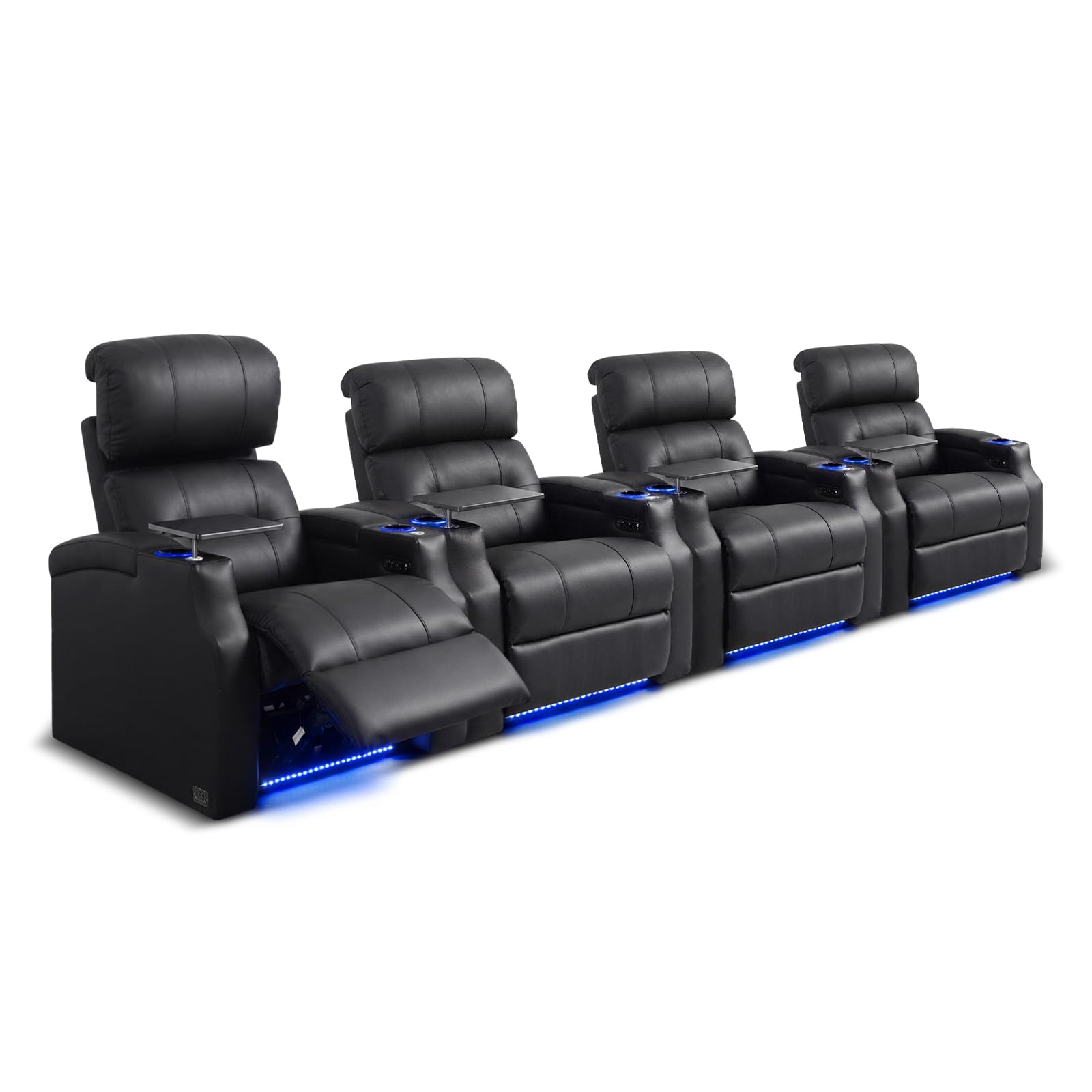 Weilianda Top Grain Leather Theater Recliner