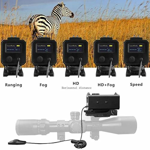 Laserworks LE032 Le-032 Riflescope Mate Rangefinder 700M Mini Tactical Outdoor Hunting Shooting Range Finder Archery Crossbow Sight Target Scope Black thumb #2