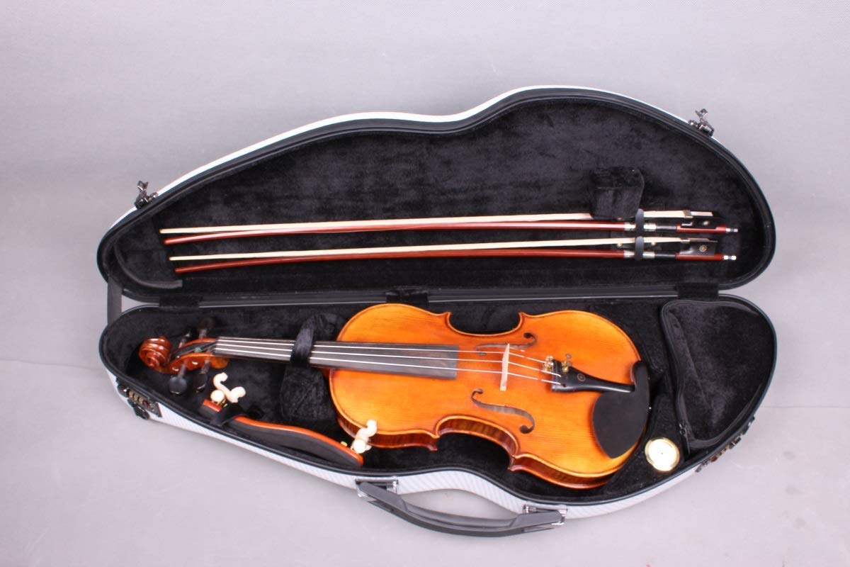Yinfente 4/4 violino Caso Misto Fibra di Carbonio Violino Box Forte Luce Con Password Lock 1.9kg peso 5 colori