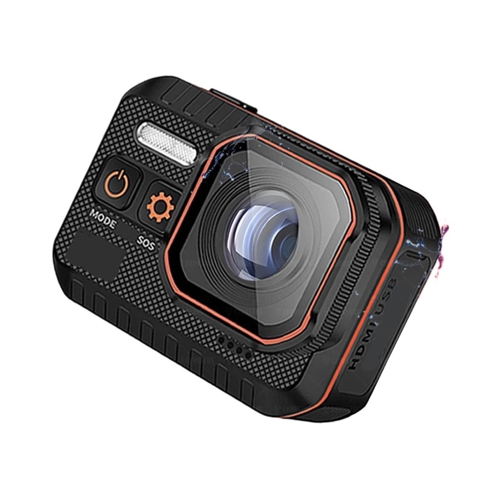 Action Camera 4K60FPS con schermo di controllo remoto Registratore unità for fotocamera sportiva impermeabile cam for casco for