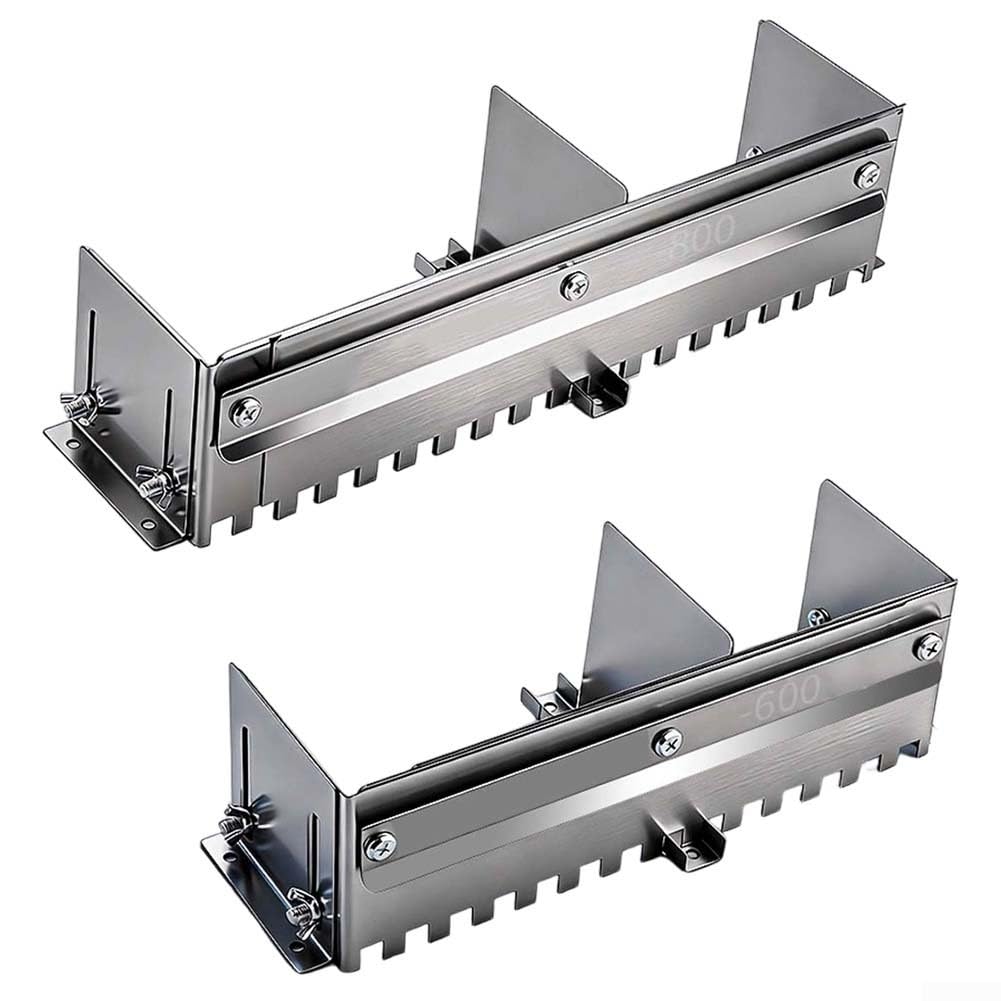 2pcs 300-600mm 400-800mm Paleta con muescas ajustables para paleta de peine de mortero (B)