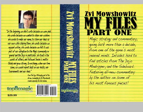 Zvi Mowshowitz's My Files: Part One
