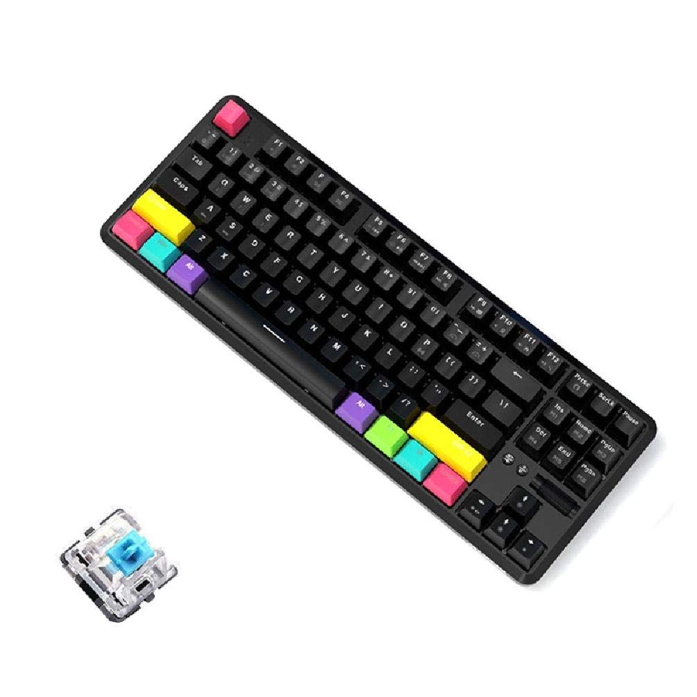 87 Keys Bluetooth Wired/Wireless Mechanical Keyboard for Ajazz K870T with RGB Computer Keyboards Wir