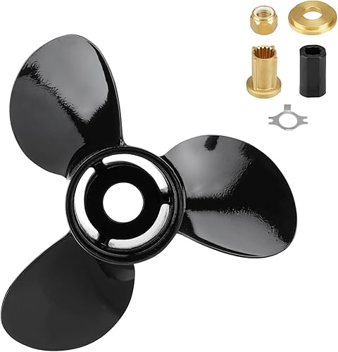 Hélice fuera de borda para barco 14 12x19, 14.25x21, 14x19, 13 14x17, 13 34x15, 14x13, 13.4x15, 10 38 x13, 9x9 apto para motores Mercury 6-300HP, 4 disponible en Yaxa Peru