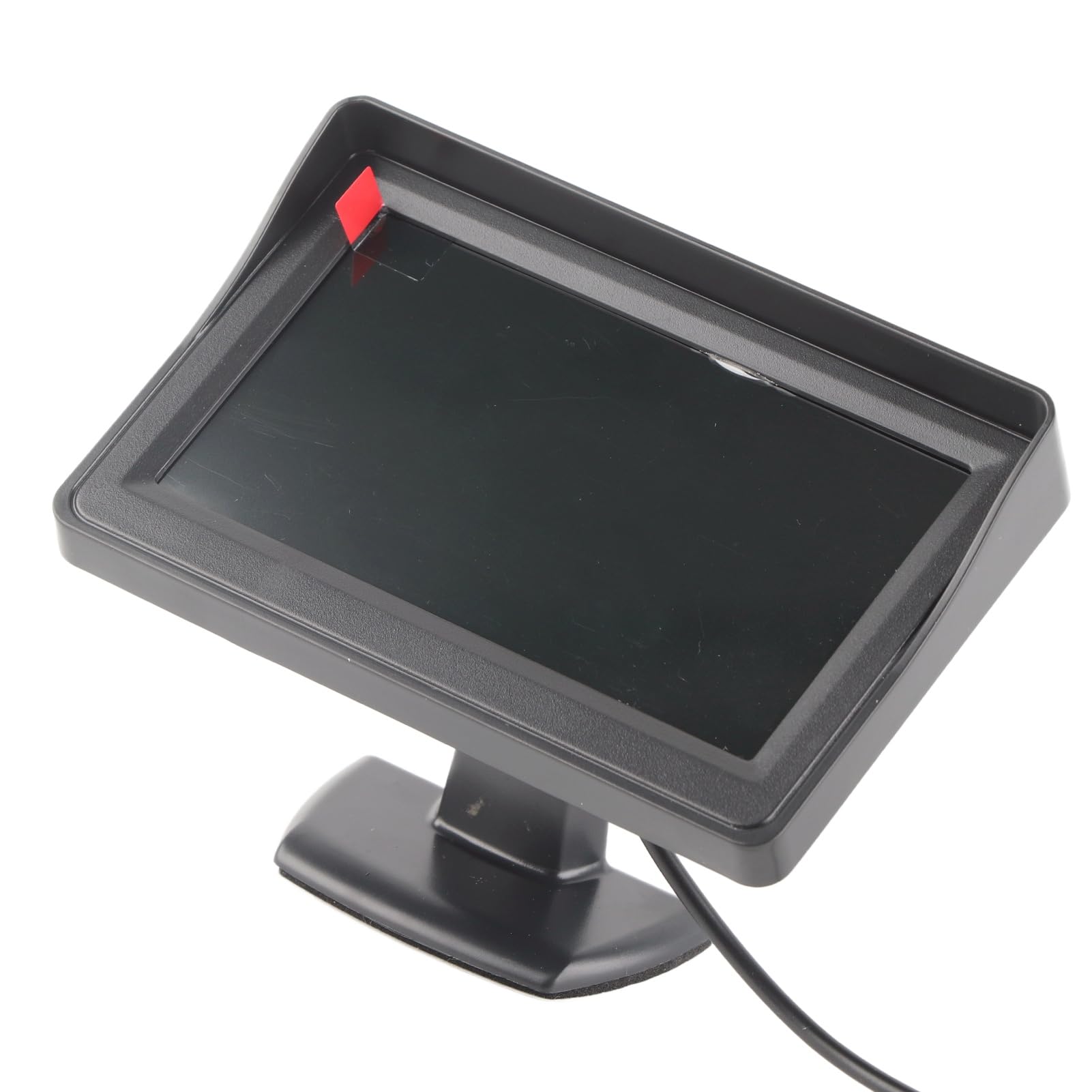 Moniteur de Caméra de Recul avec écran LCD Couleur de 4,3 Pouces, Moniteur de Voiture étanche pour Voiture SUV Van Truck Noir avec Pare-Soleil, Réglable à 180 Degrés, Systèmes