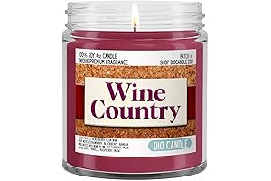 Wine Country Scented Candle: Blackberry Plum Wine Fragrance