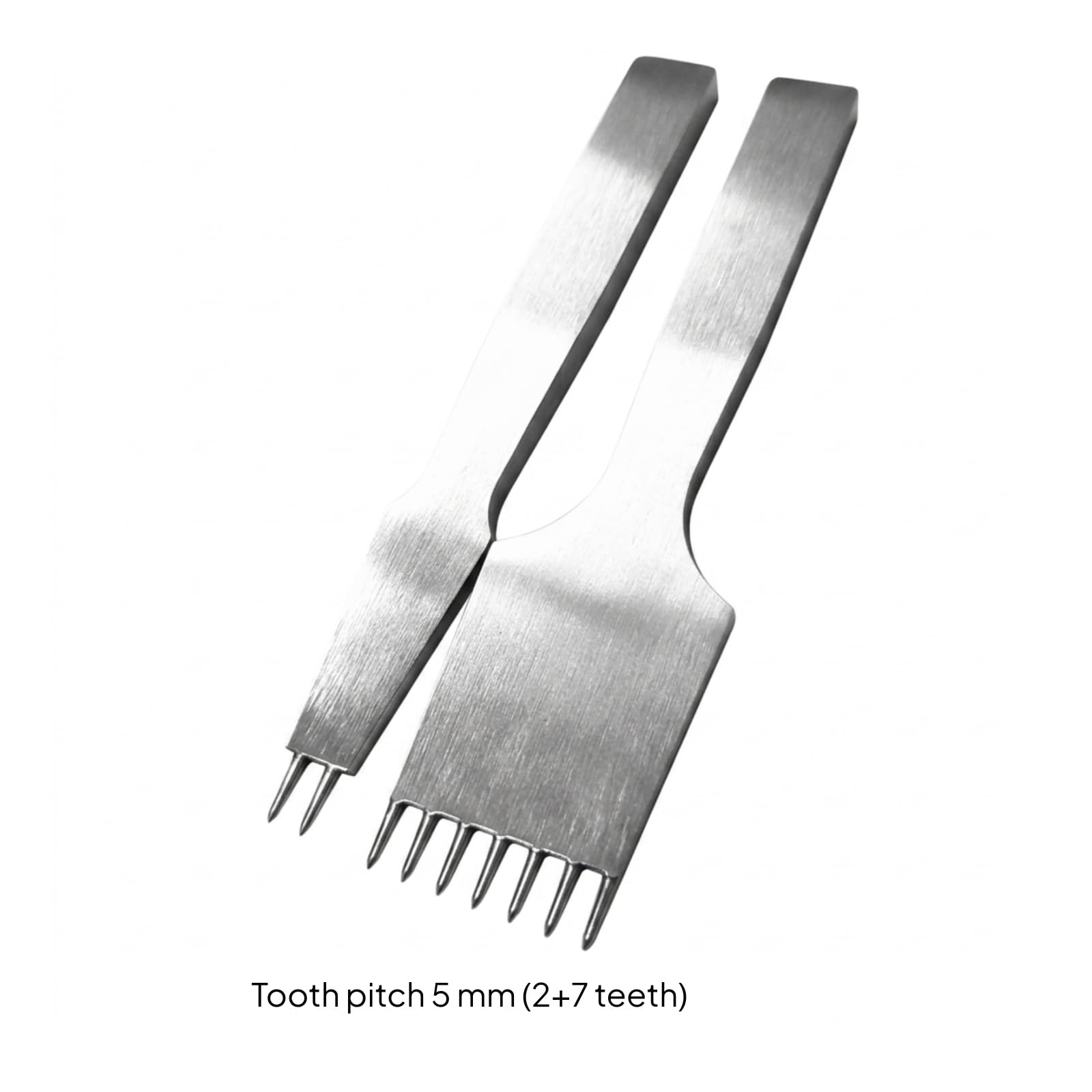 2 Piezas Punzón Costura Mano Cómodo Herramienta Manual Compacto para Guarnicioneros, 5MM