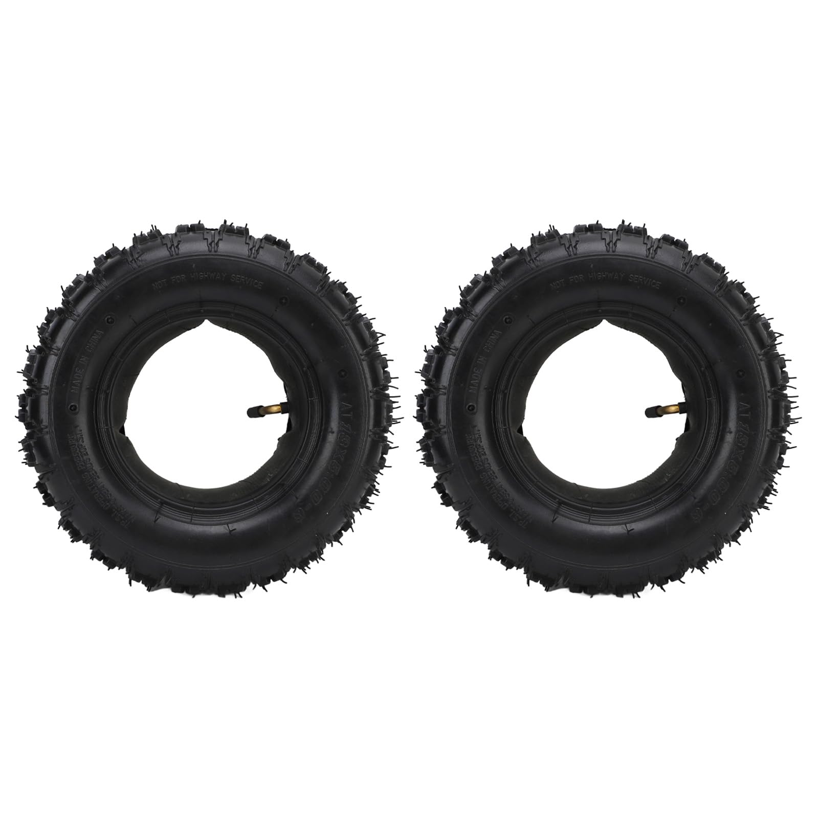 2 Sätze 13 x 5,00 6 Reifen- und Schlauchset mit gebogenem TR87-Ventilschaft, passend für Yerf Dog, Motovox, Dirt Quads, Go Kart, All Terrain Bike, ATV, Yard Tractor, robuste