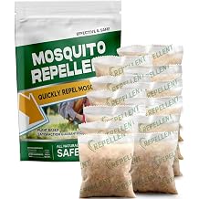Mosquito Repellent Outdoor Patio, Mosquito Repellent Indoor, Keep Mosquitoes Away, Mosquitoes Repellent for Room, Safe for Kids & Pets, 3 Months Protection, Covers 120 Sq Ft, 12 Packs