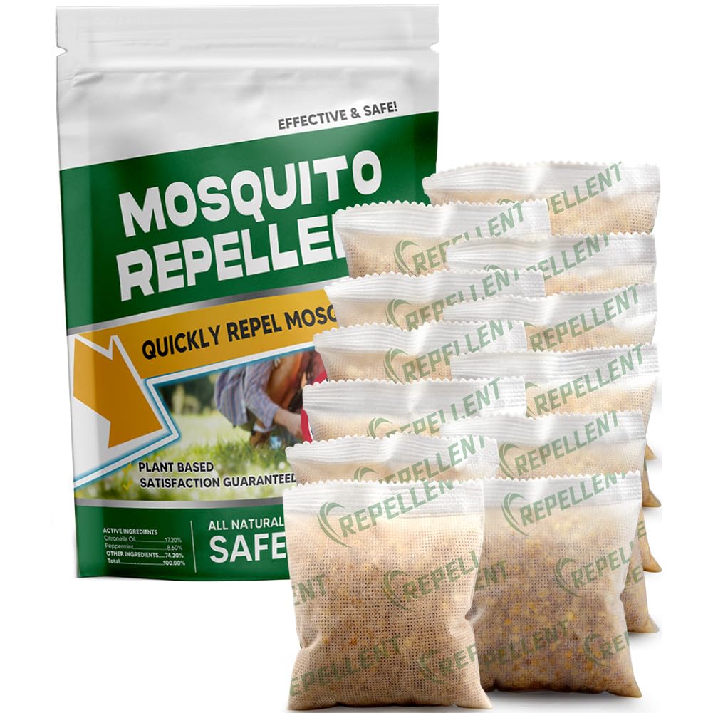 CuuFceEo Mosquito Repellent Pouches 12-Pack