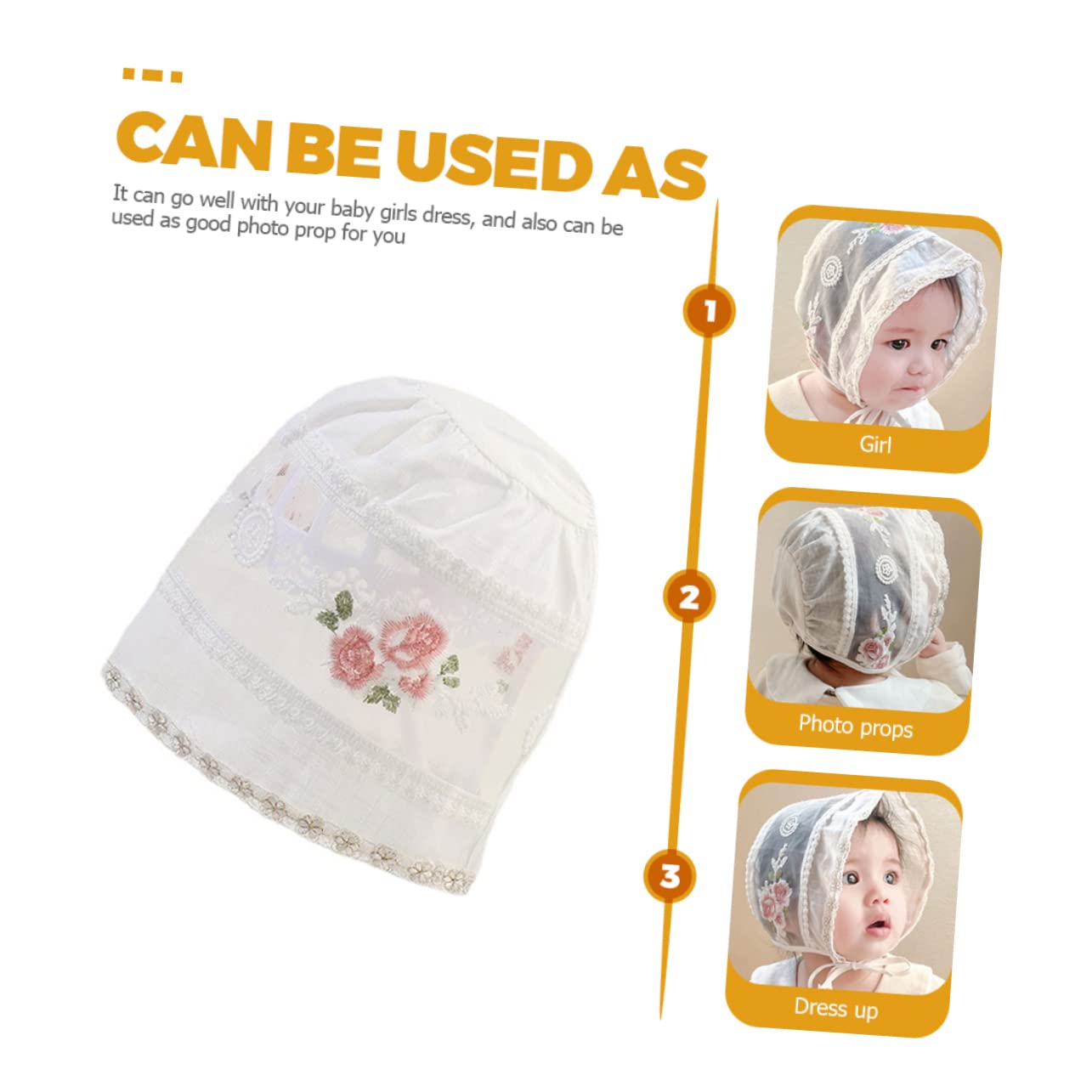 minkissy Sombrero para El Sol para Pequeños Sombreros De Verano para Bebés Sombrero para El Sol para Bebés Sombrero para Recién Nacidos Gorros para Bebés Sombreros para Niñas