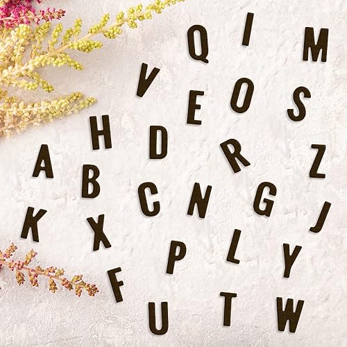 Miniatura 3 de 26 letras del alfabeto troqueladas para hacer tarjetas, letras mayúsculas, palabras, troqueles de corte, plantillas, plantillas en relieve para