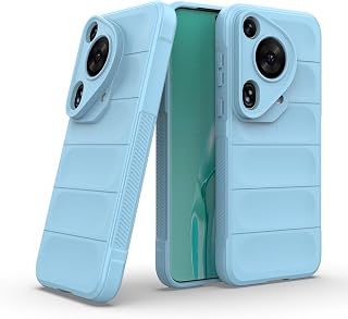 DWaybox Funda para Huawei Pura 70 Ultra de 6.8 pulgadas, lanzada en 2024, delgada, absorción de golpes, flexible, suave TPU, cubierta trasera protectora, color azul cielo