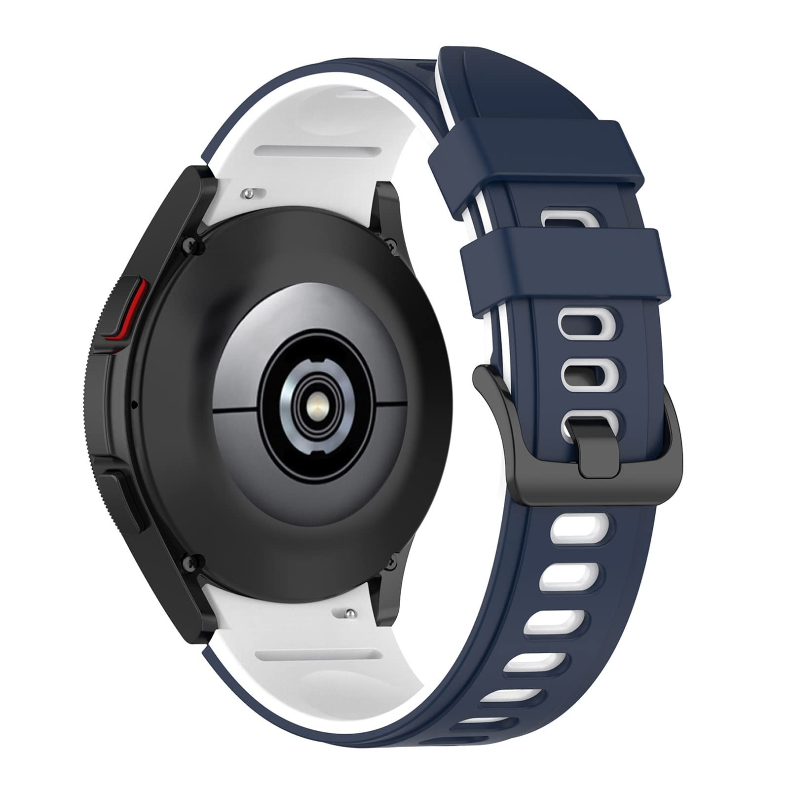 Bracelet de montre 20 mm sans écarts en silicone pour Galaxy Watch4